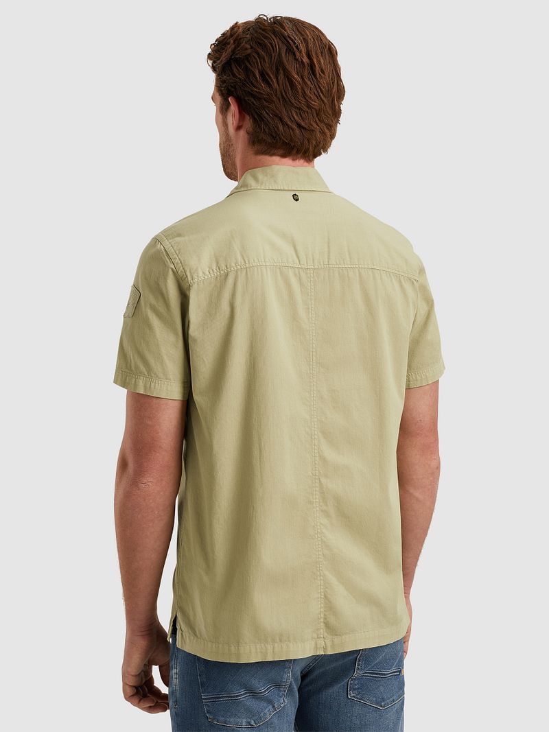 PME Legend Short Sleeve Overhemd Bedford Groen