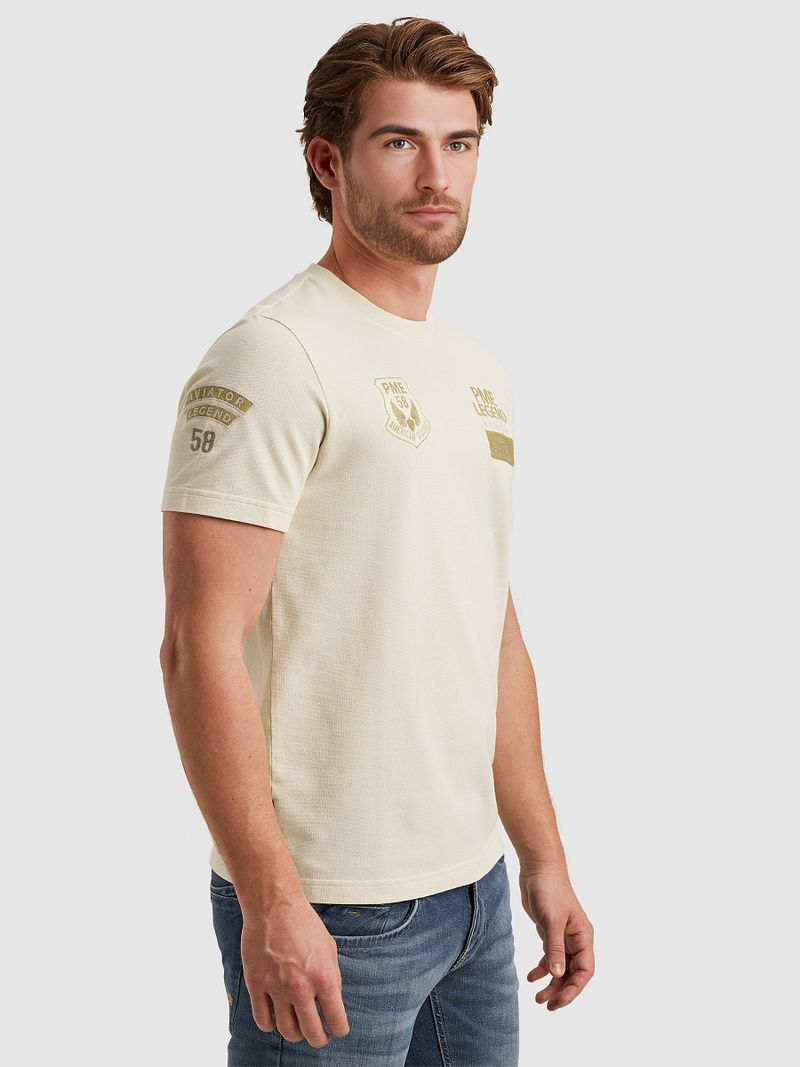 PME Legend T-Shirt Waffle Ecru