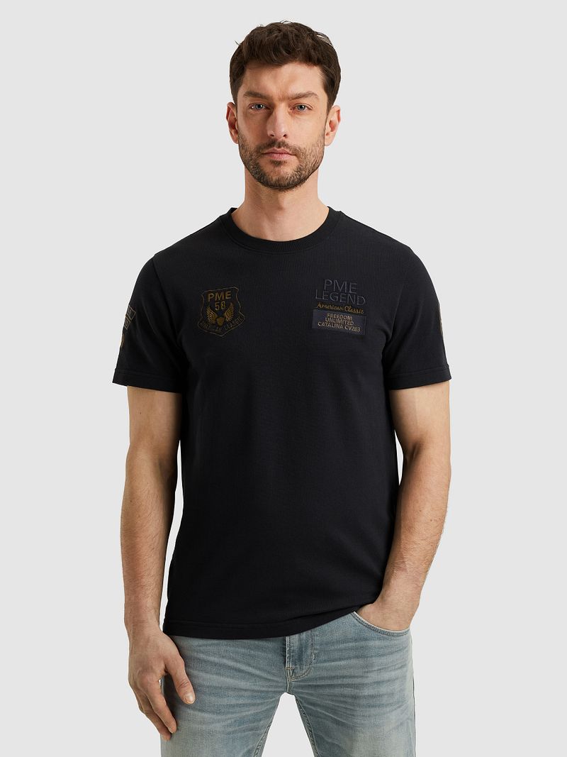 PME Legend T-Shirt Waffle Navy