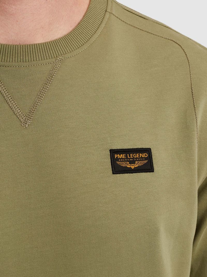 PME Legend American Classic Sweater Oil Groen