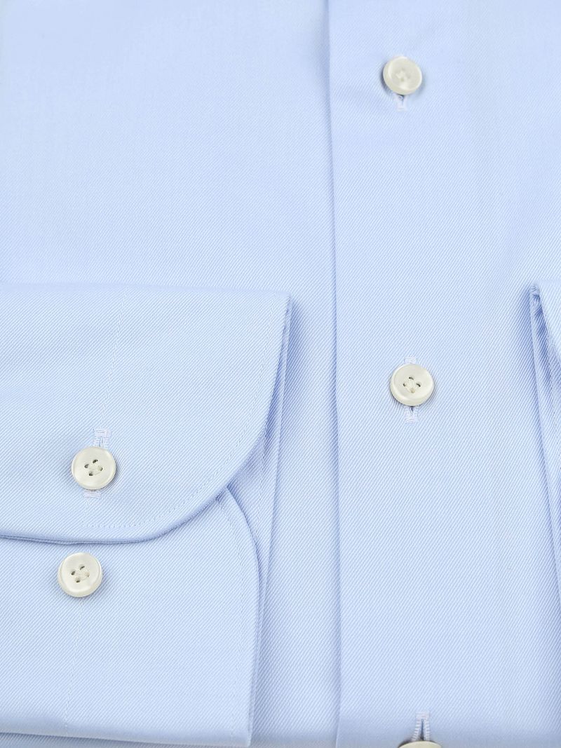 Profuomo Twill Overhemd Lichtblauw
