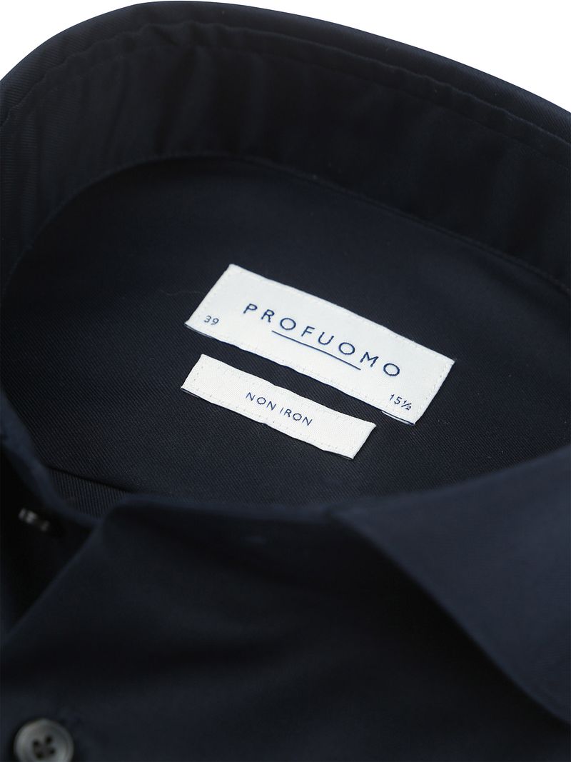 Profuomo Twill Overhemd Navy