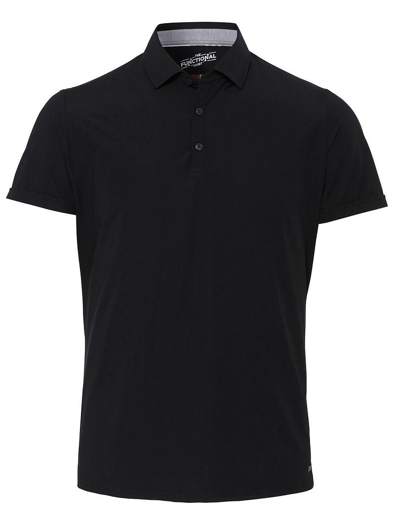 Pure Functional Polo Shirt Schwarz - Größe XL günstig online kaufen
