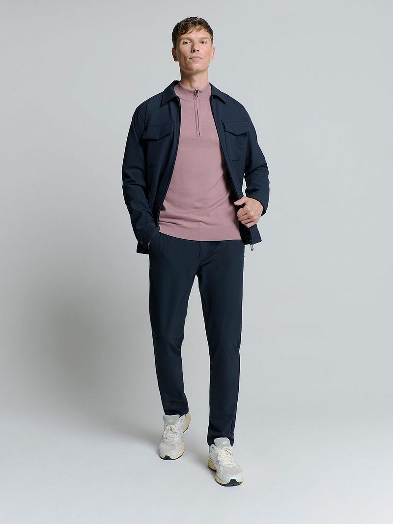 No Excess Half Zip Trui Mauve