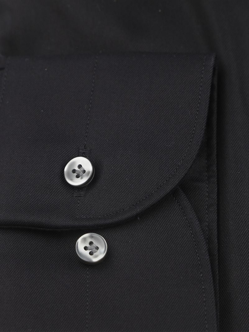 Profuomo Twill Hemd Schwarz - Größe 42 günstig online kaufen