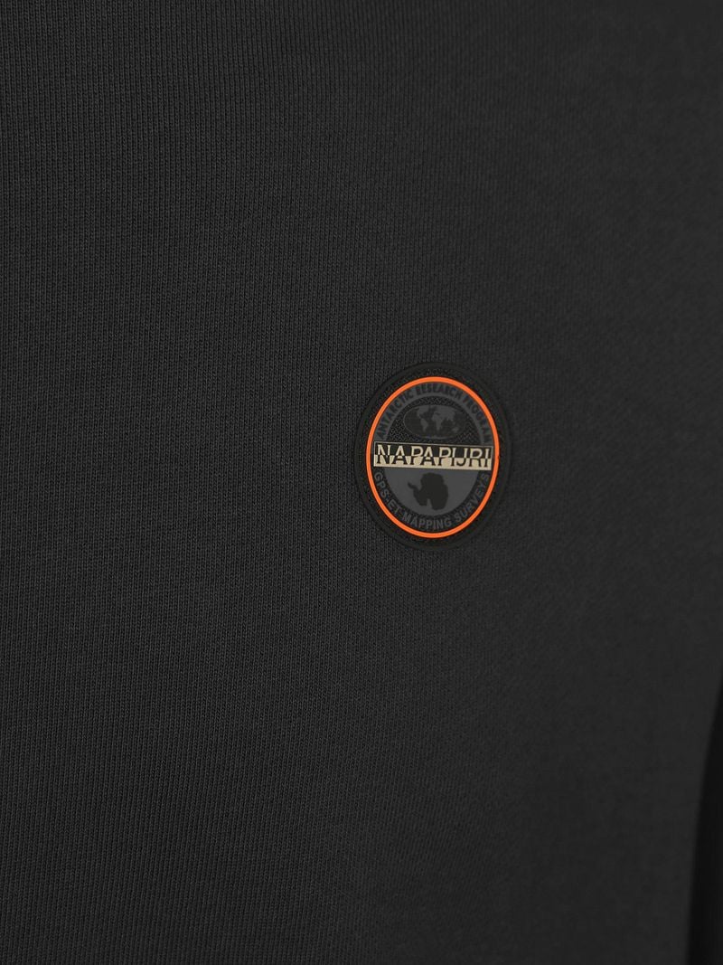 Napapijri Badge Sweater Schwarz - Größe XL günstig online kaufen