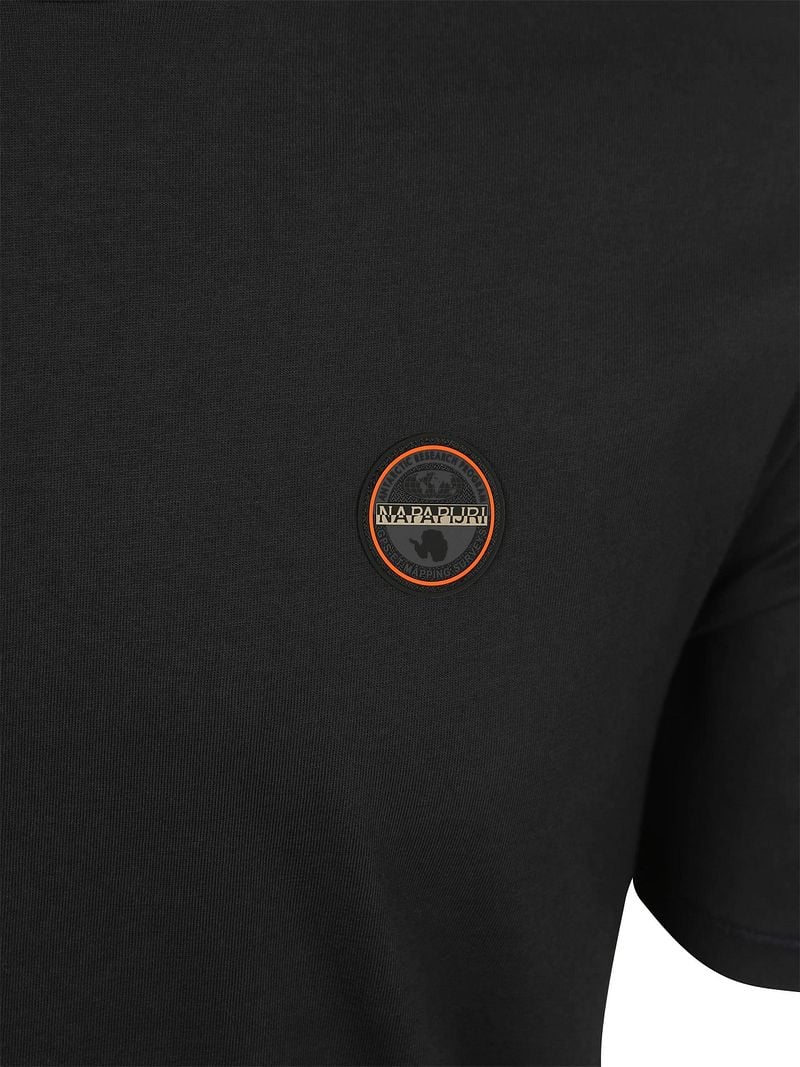 Napapijri Badge T-shirt Schwarz - Größe L günstig online kaufen