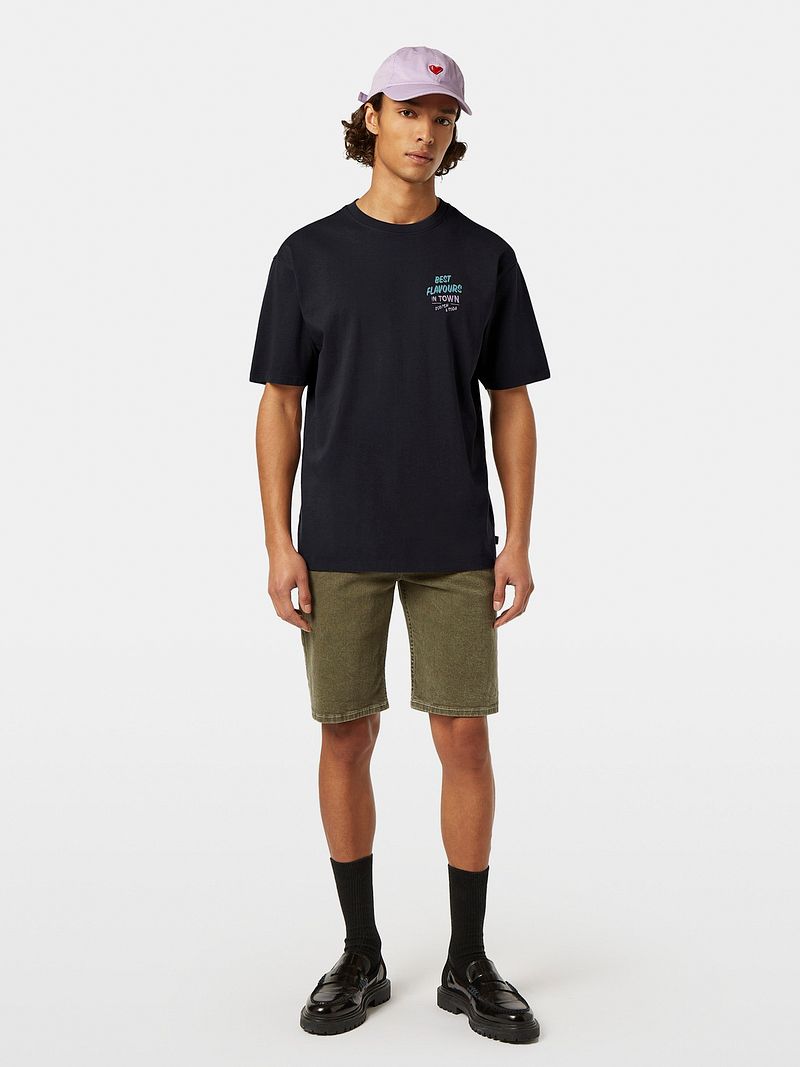 Scotch & Soda T-Shirt Artwork Schwarz - Größe XXL günstig online kaufen