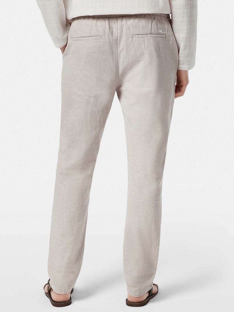 Scotch and Soda Chino Warren Linnen Greige