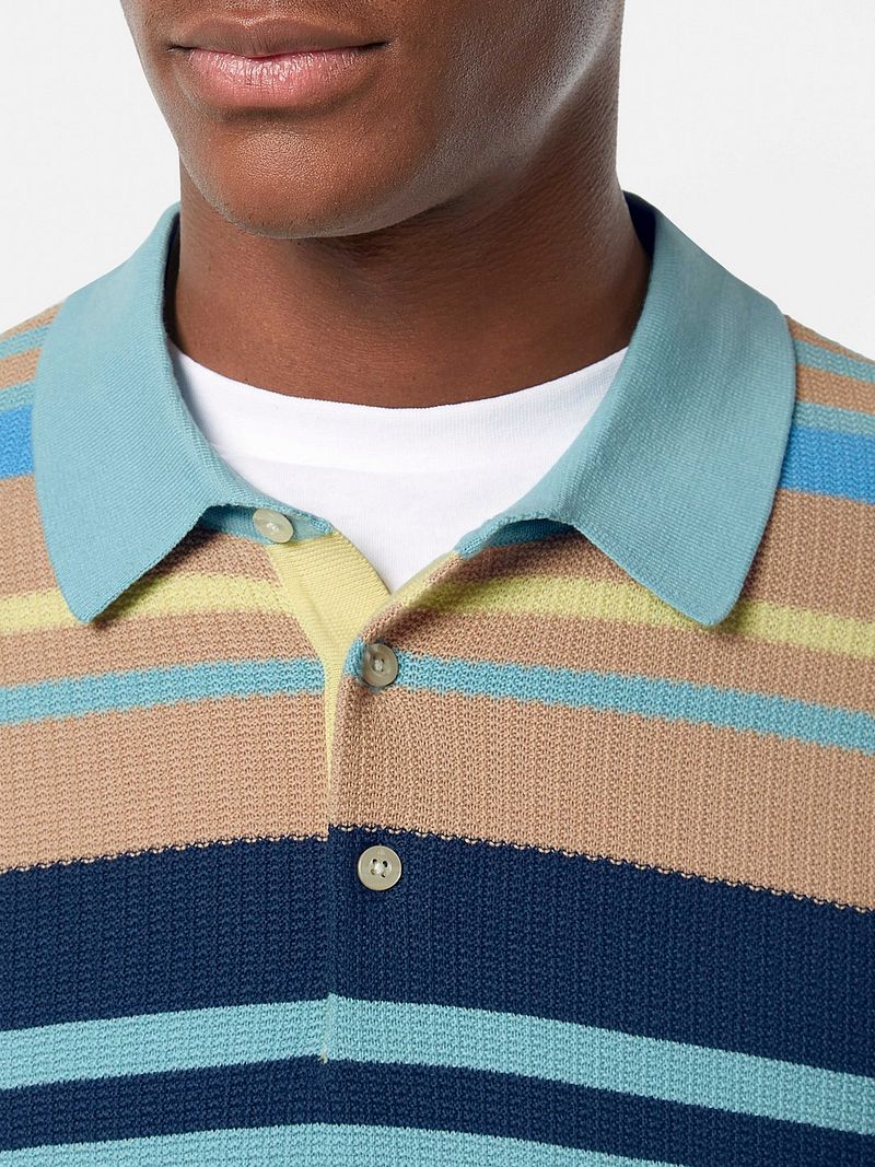 Scotch and Soda Knitted Polo Multicolour