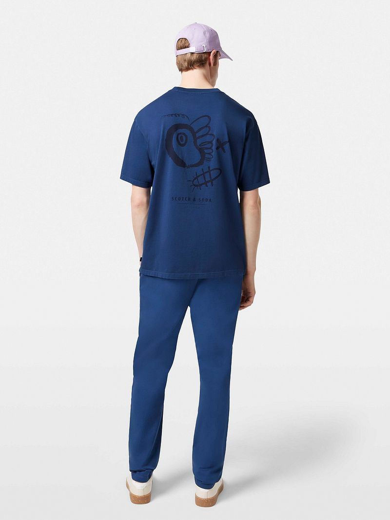 Scotch and Soda T-Shirt Navy Print