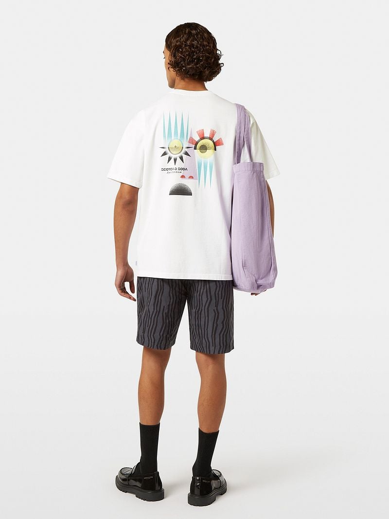 Scotch and Soda Scotch & Soda T-Shirt Artwork Wit
