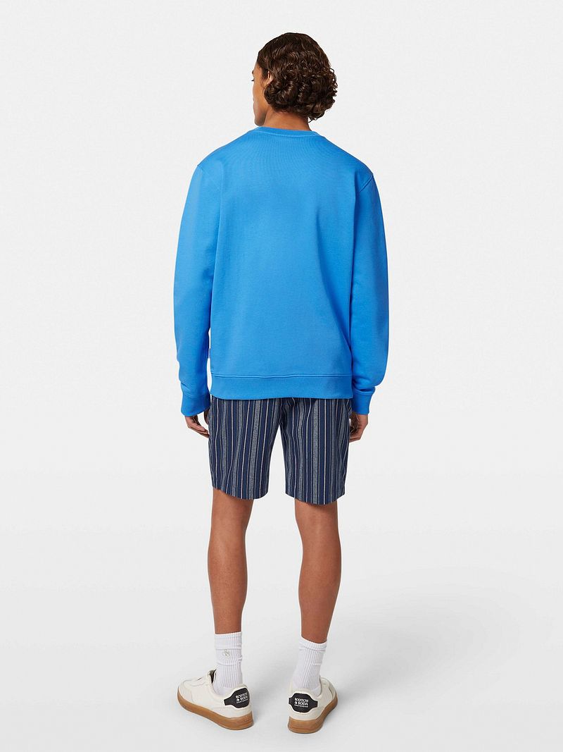 Scotch and Soda Sweater Print Blauw