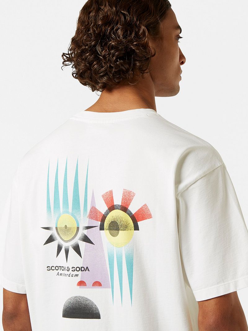 Scotch and Soda Scotch & Soda T-Shirt Artwork Wit