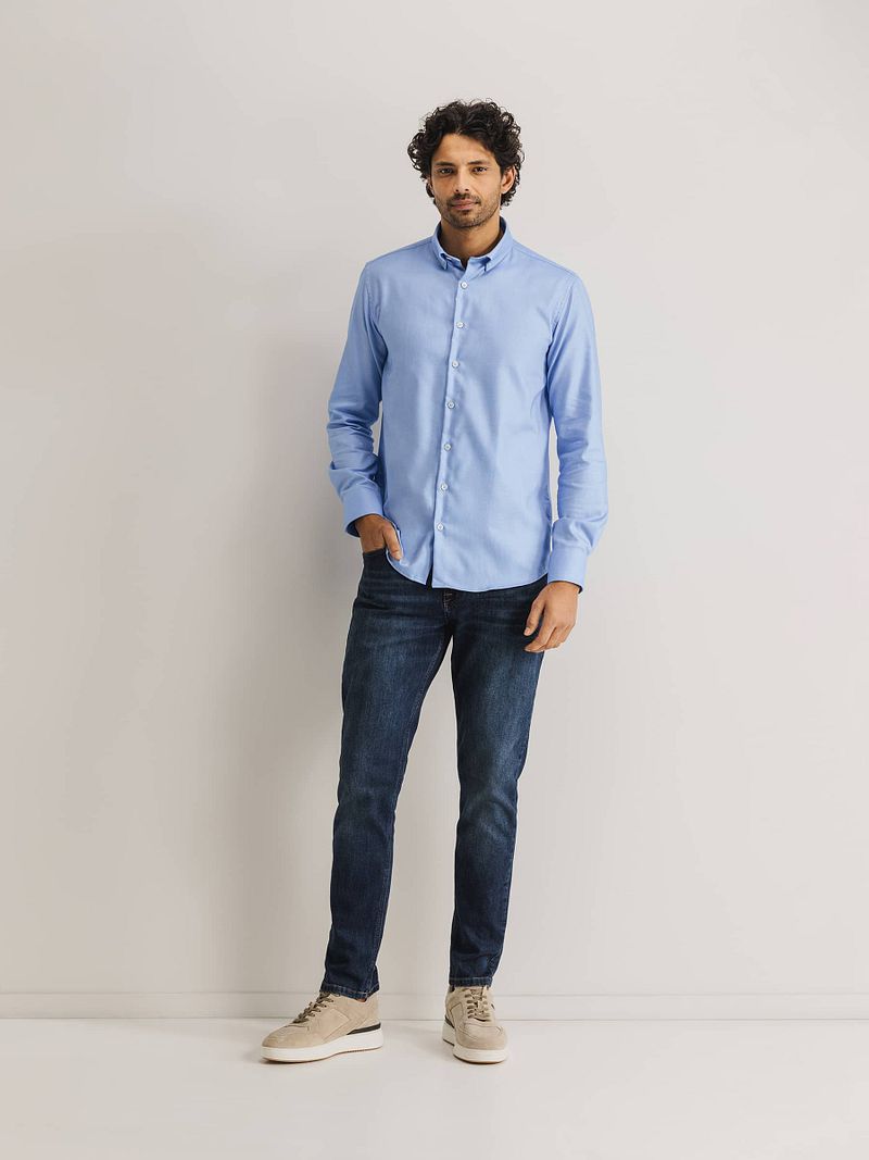 State of Art Essentials Oxford Overhemd Blauw