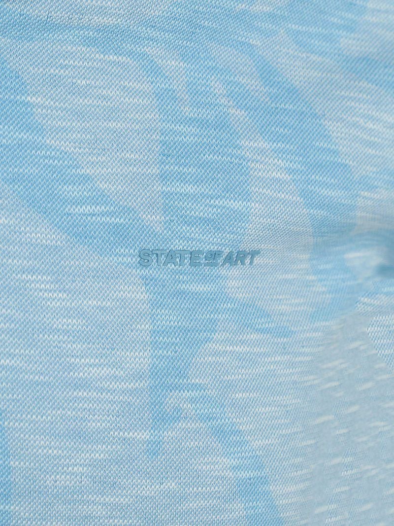 State of Art Poloshirt Faded Leaf Hellblau - Größe M günstig online kaufen