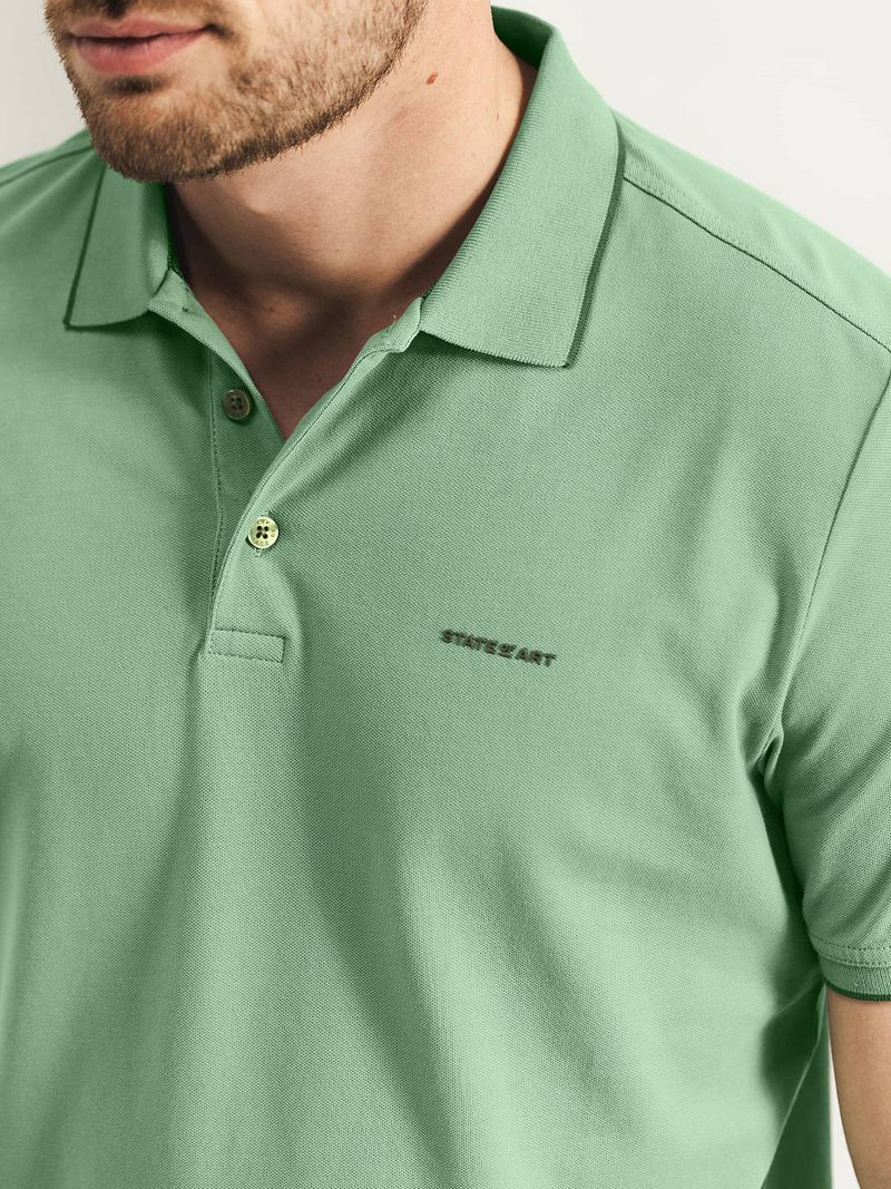 State of Art Poloshirt Piqué Groen