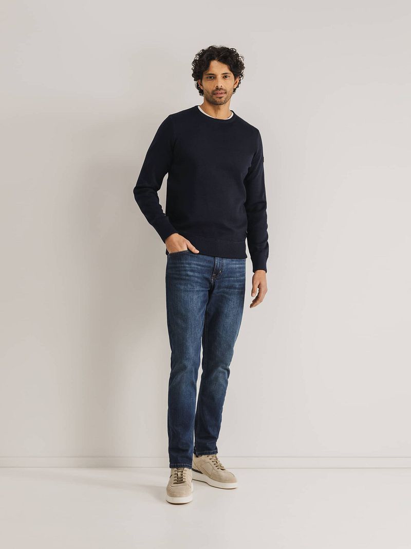 State of Art Trui Wol Blend Navy