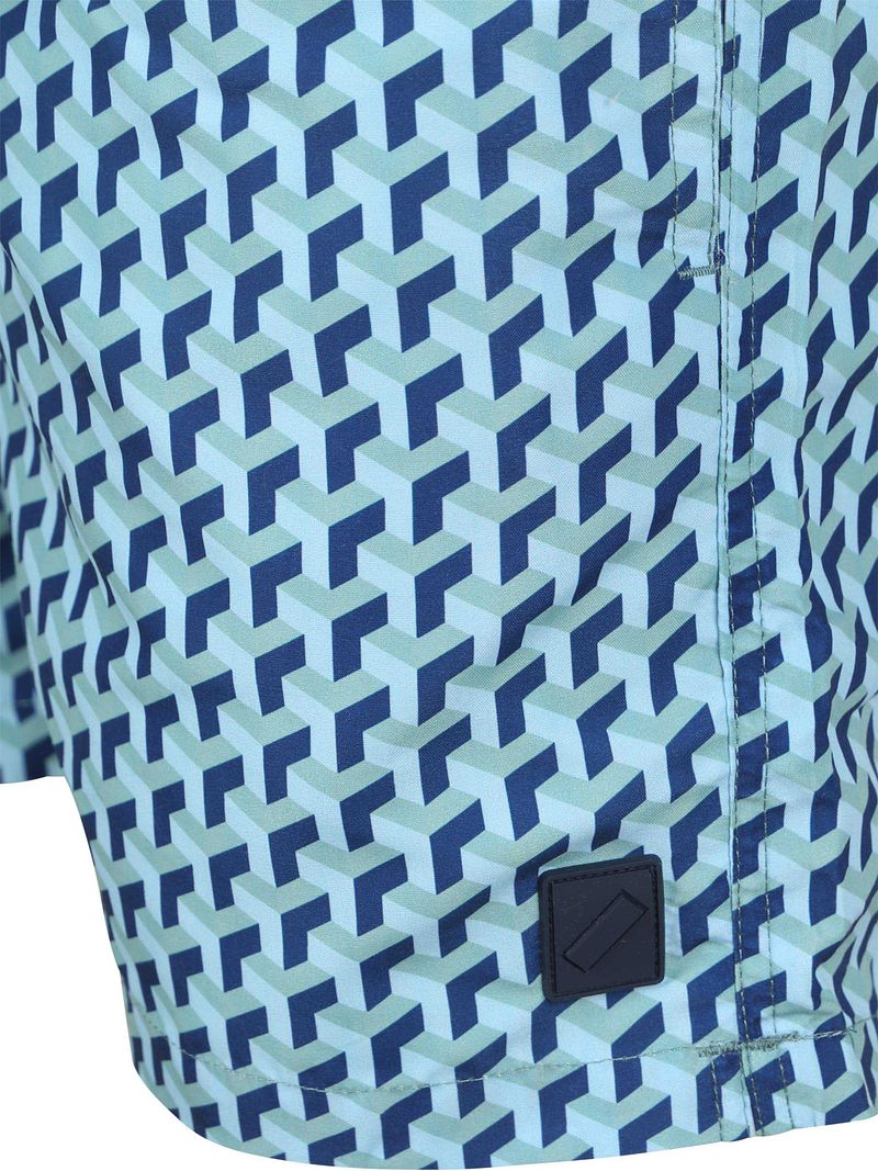 Suitable Badeshorts Druck Blau - Größe M günstig online kaufen