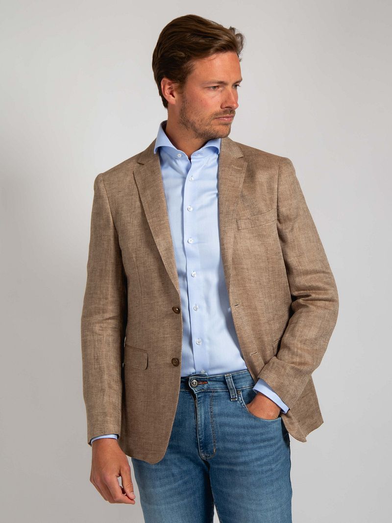 Suitable Blazer Leinen Panama Beige - Größe 46 günstig online kaufen