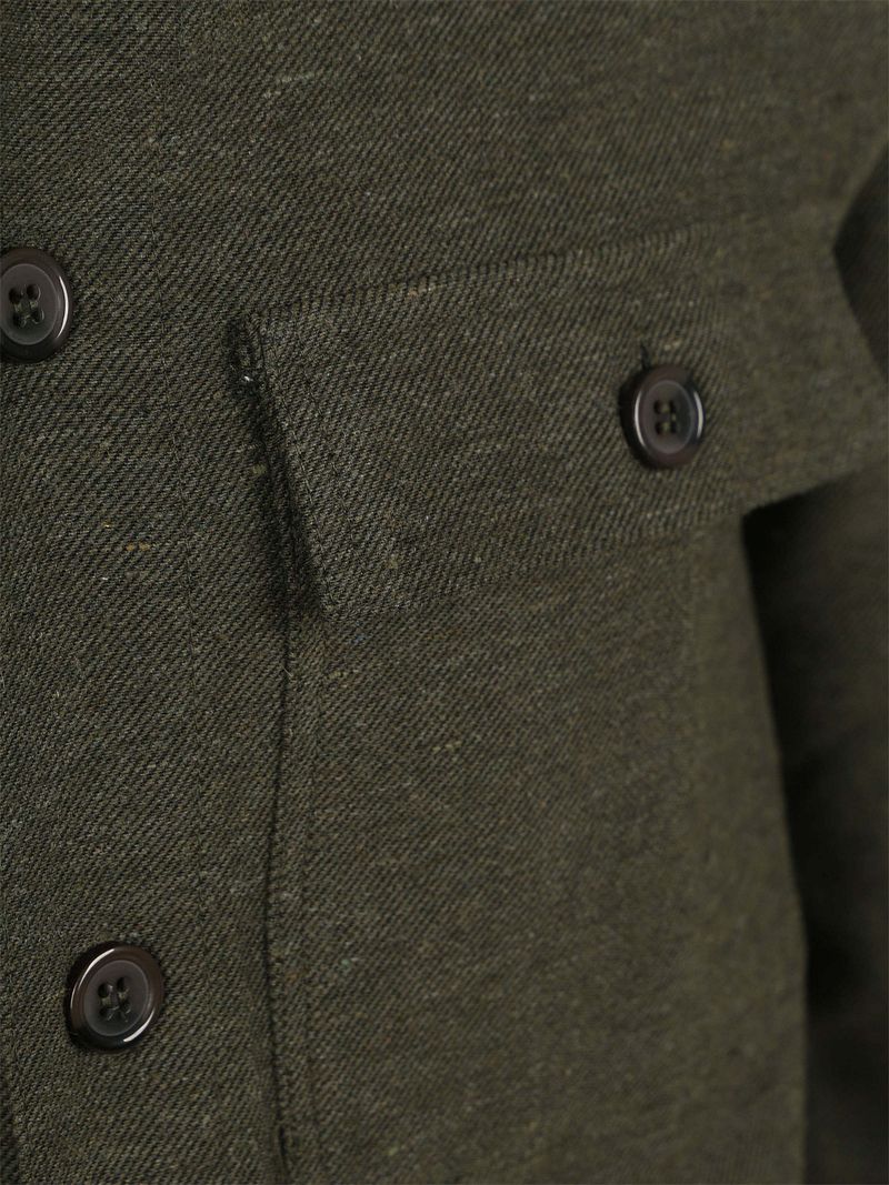 Suitable Drop Loop Overshirt Army Groen