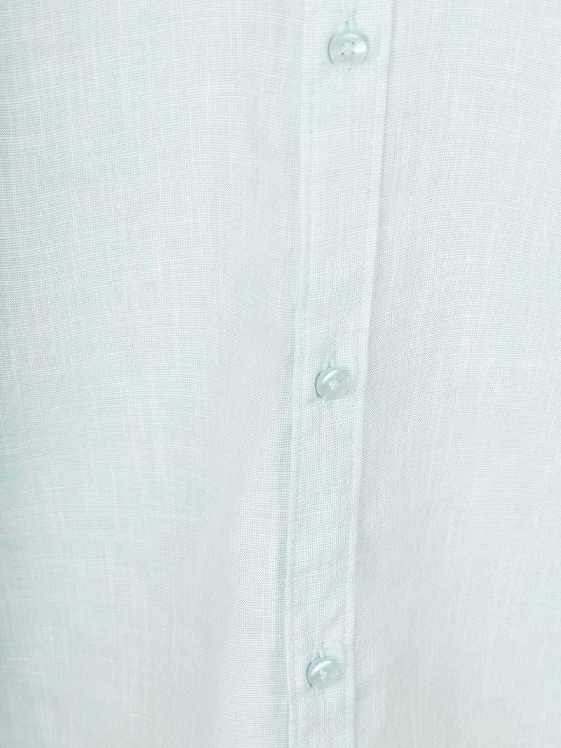 Suitable Hemd Cotton Slub Hellgrün - Größe L günstig online kaufen