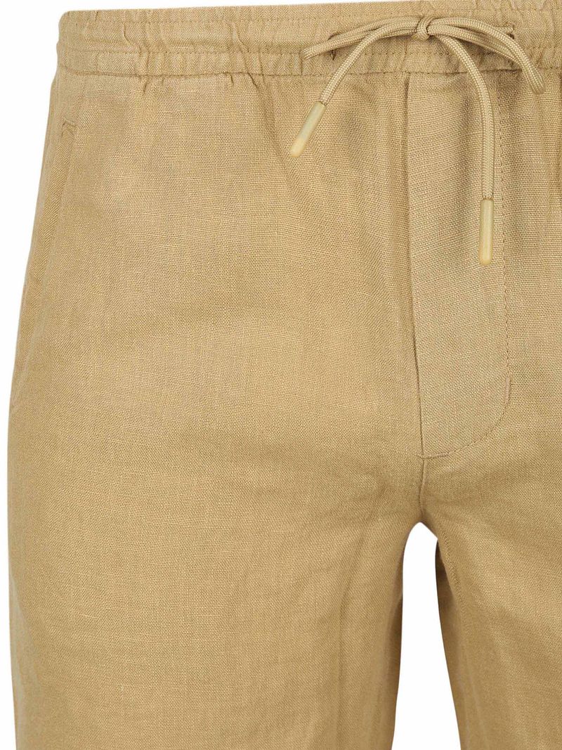 Suitable Linnen Beach Shorts Beige