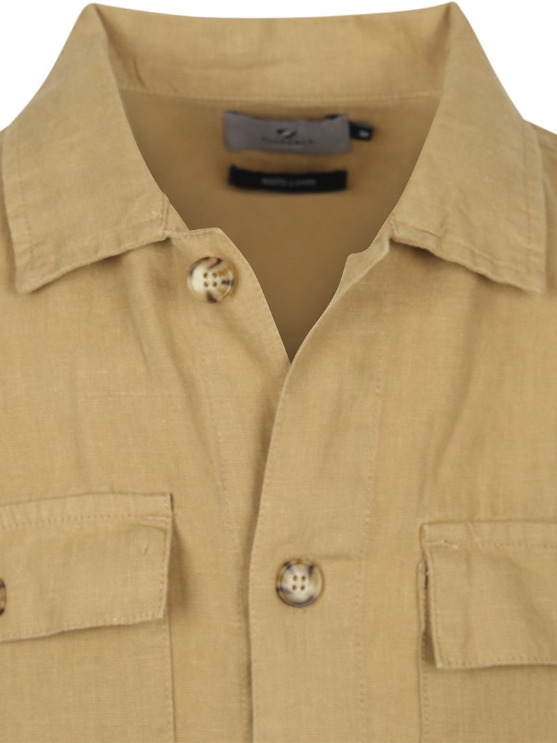 Suitable Linnen Overshirt Beige