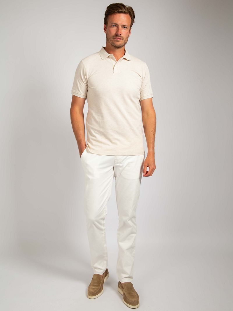 Suitable Mang Poloshirt Ecru  - Größe S günstig online kaufen