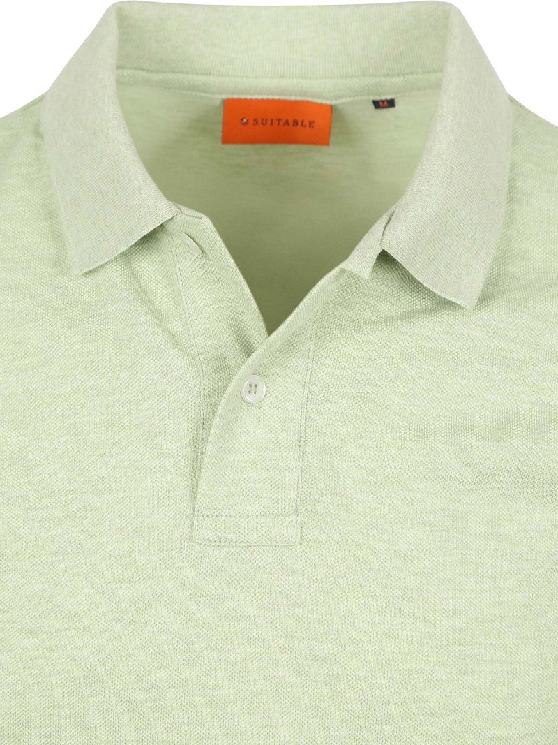 Suitable Mang Poloshirt Hellgrün  - Größe S günstig online kaufen