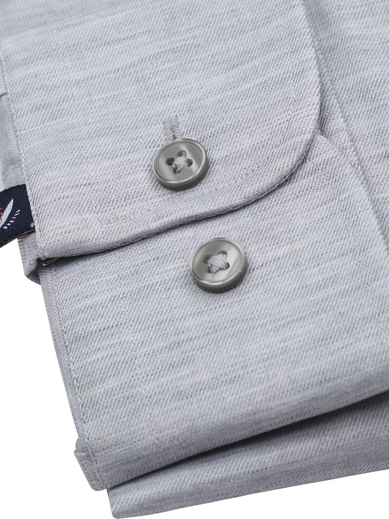 Suitable Melange Hemd Grau - Größe 43 günstig online kaufen