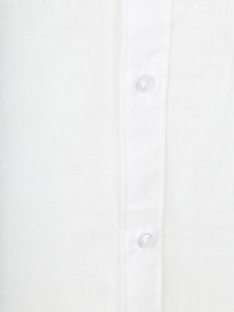Suitable Overhemd Cotton Slub Wit