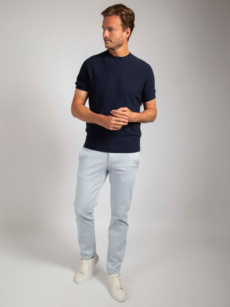 Suitable Piqué T-shirt Leinen Navy - Größe XL günstig online kaufen