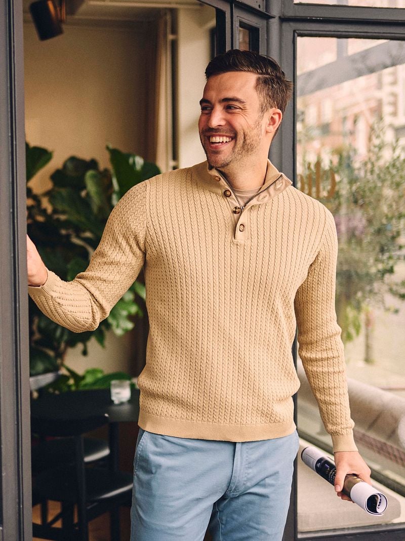 Suitable Pullover Camock Beige