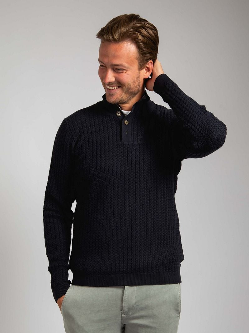 Suitable Pullover Camock Navy - Größe L günstig online kaufen