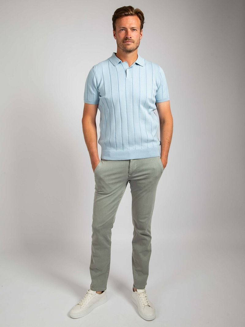 Suitable Respect Poloshirt Drop Needle Hellblau - Größe XL günstig online kaufen