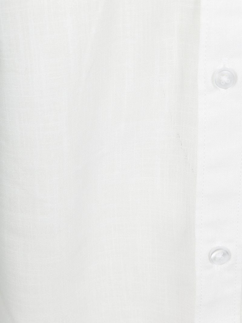 Suitable Short Sleeves Hemd Cotton Slub Weiß - Größe M günstig online kaufen