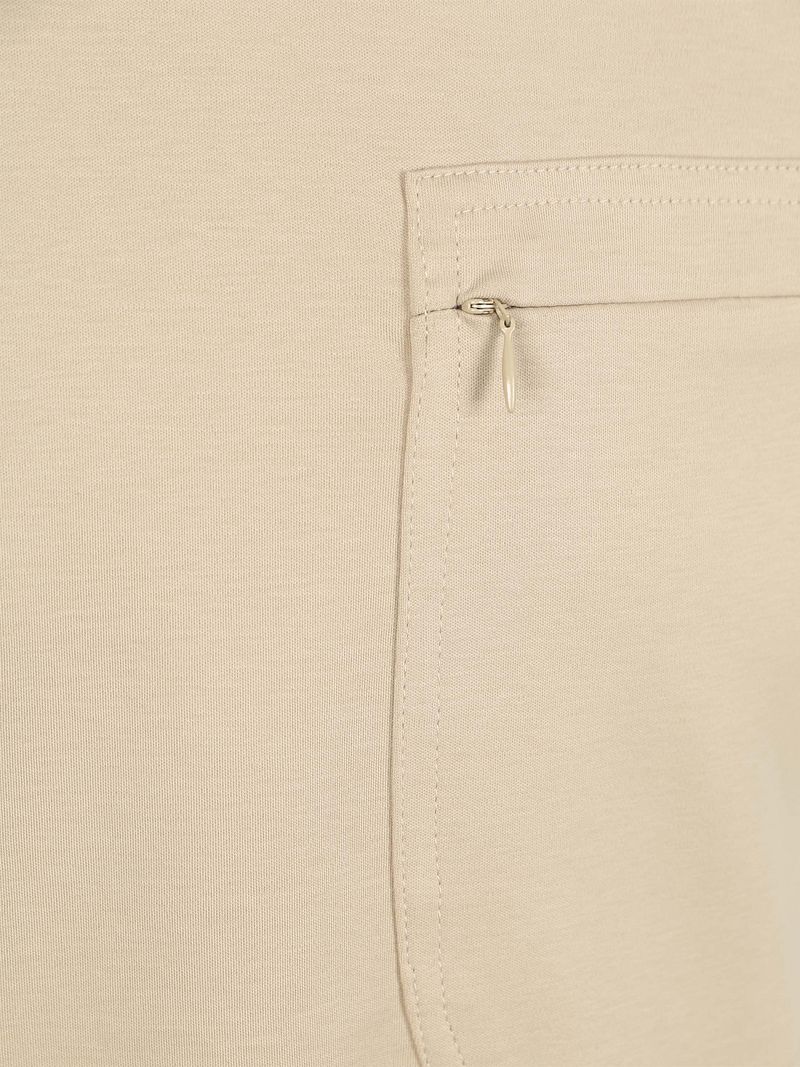 Suitable T-shirt Sonny Pocket Beige