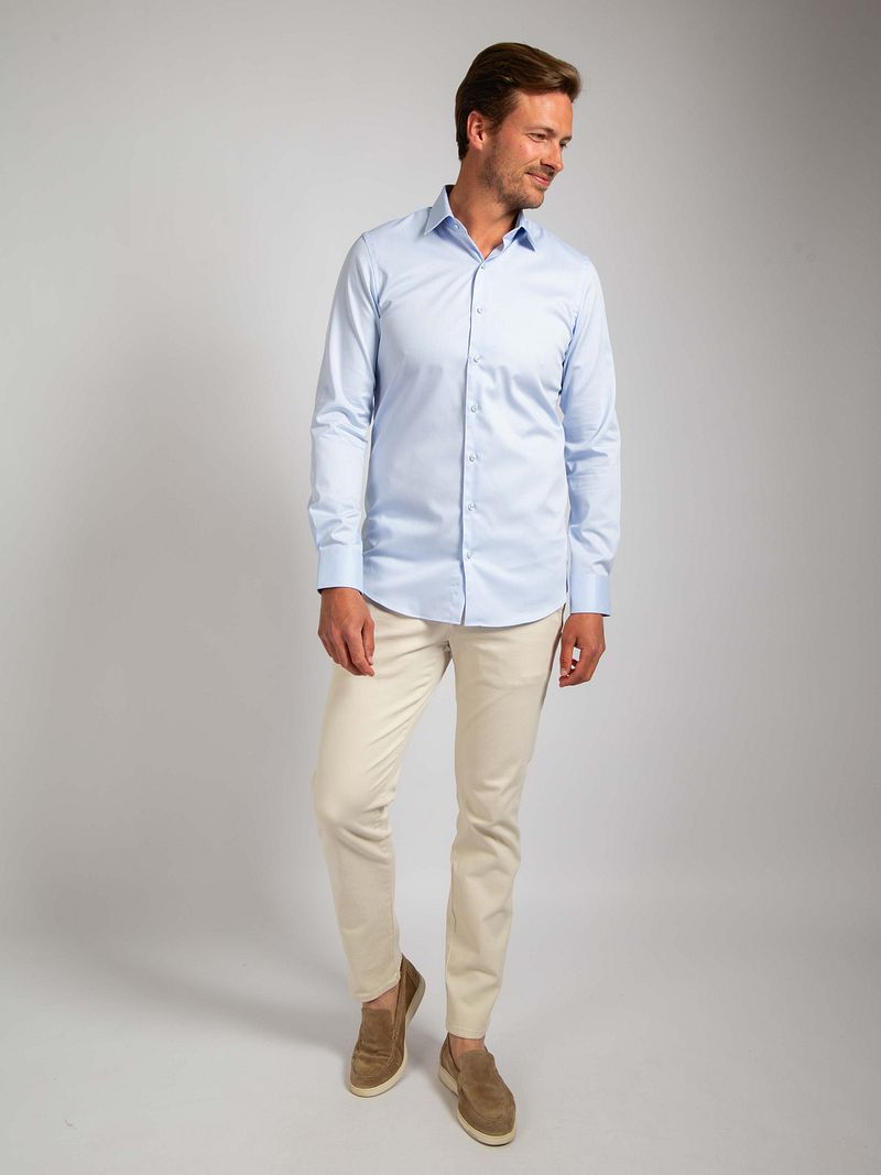 Suitable Twill Hemd Hellblau - Größe 41 günstig online kaufen