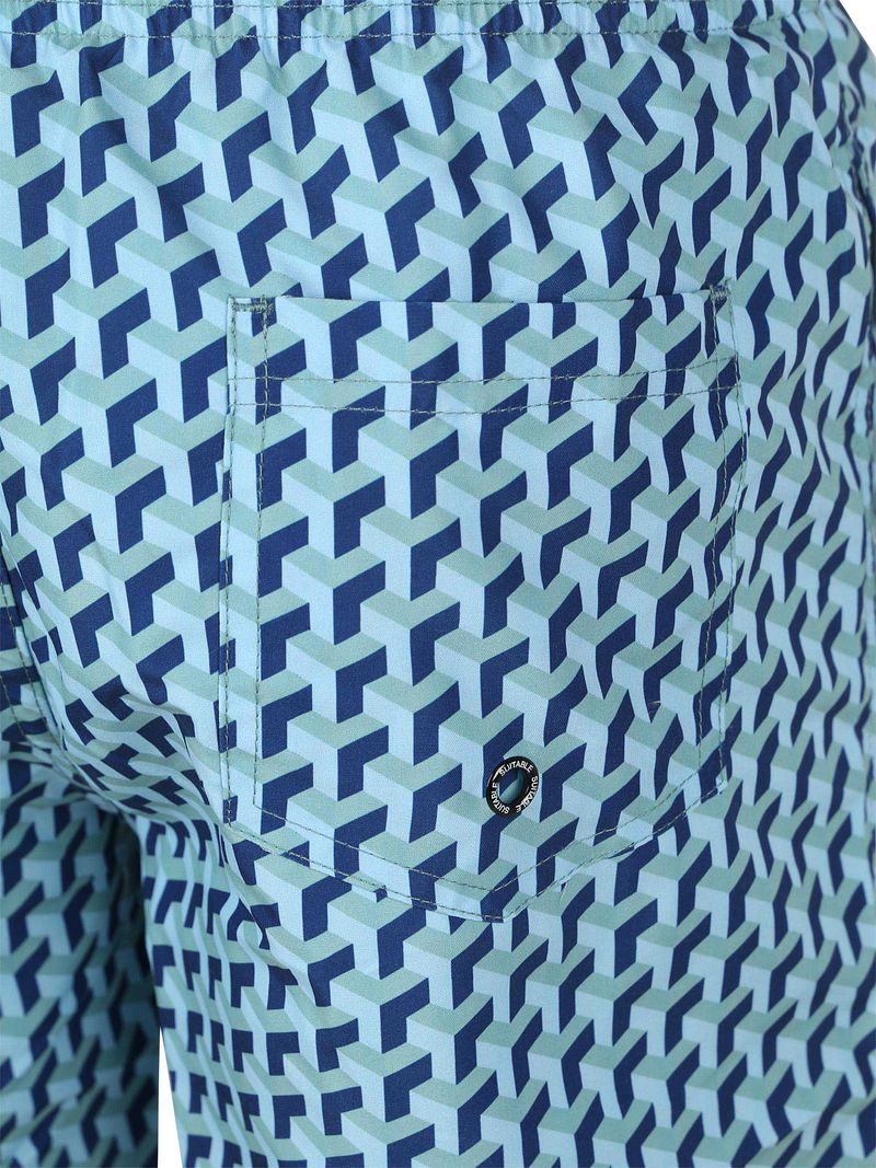 Suitable Zwembroek Print Blauw
