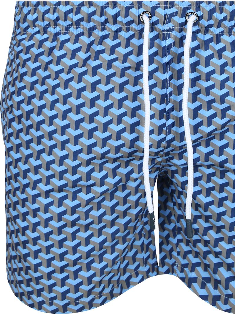 Suitable Zwembroek Print Navy