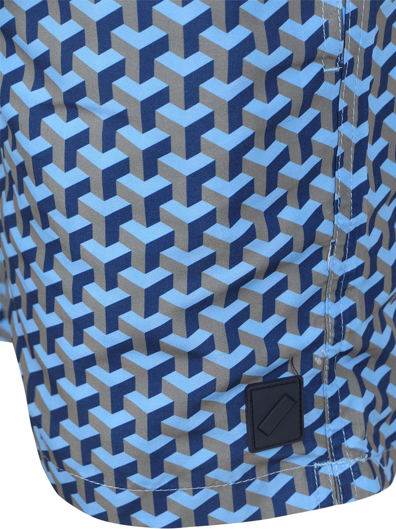 Suitable Zwembroek Print Navy