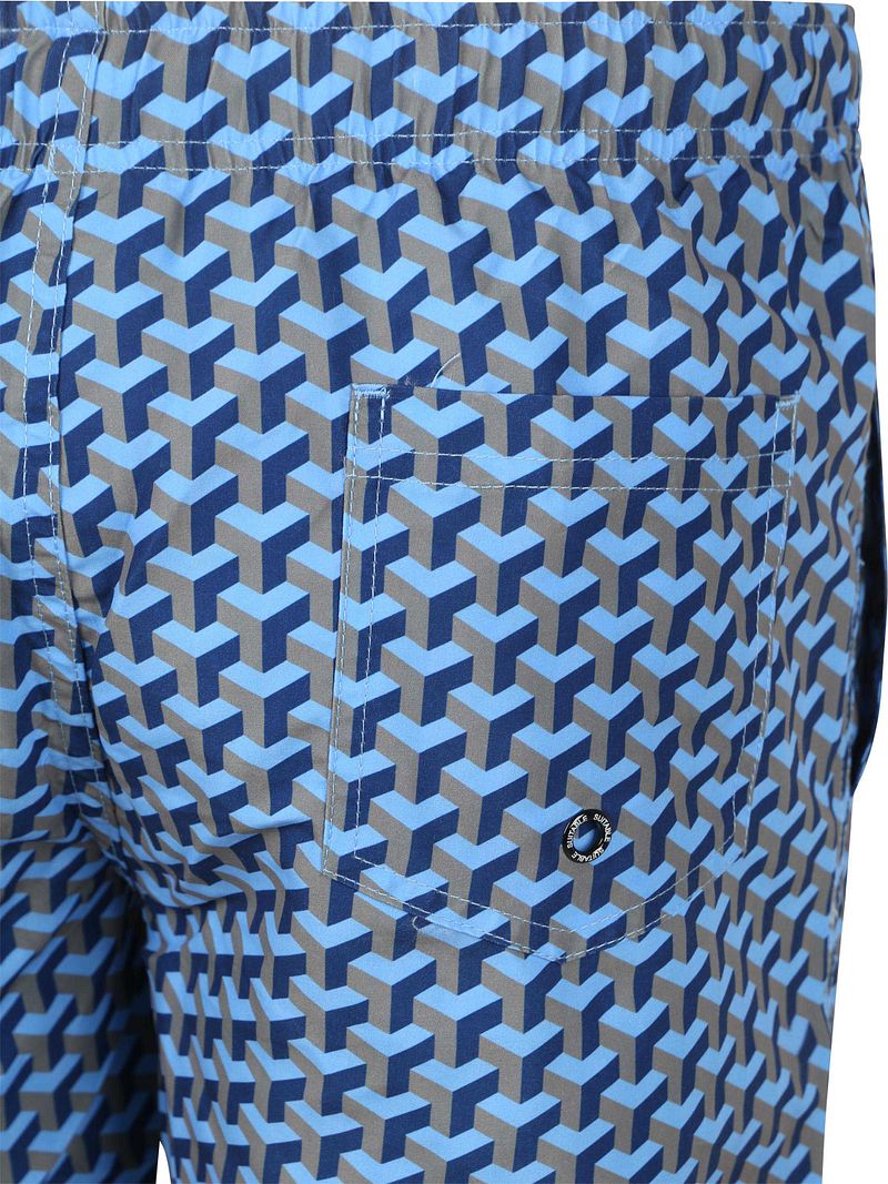 Suitable Zwembroek Print Navy
