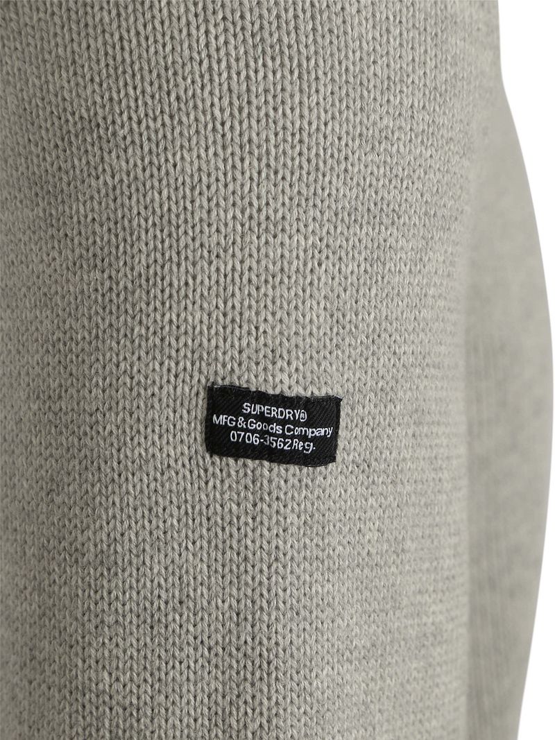 Superdry Half Zip Trui Heavy Grijs