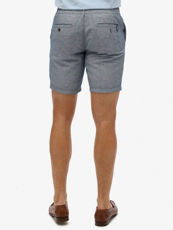 Superdry Short Linen Merchant navy Stripe