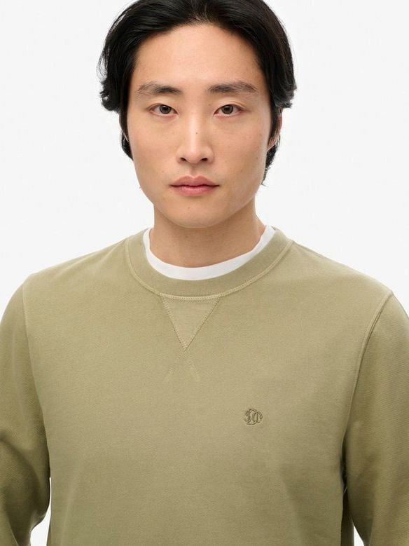 Superdry Sweater Classic Essential Olijfgroen