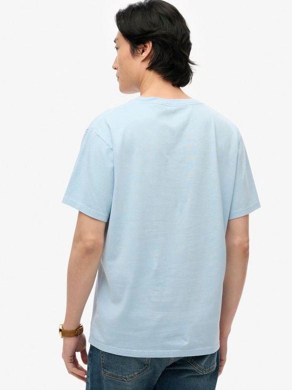 Superdry Tee Essentials Relaxed Lichtblauw
