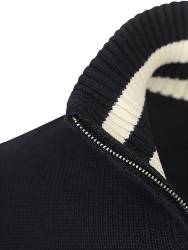 Superdry Half Zip Trui Heavy Navy