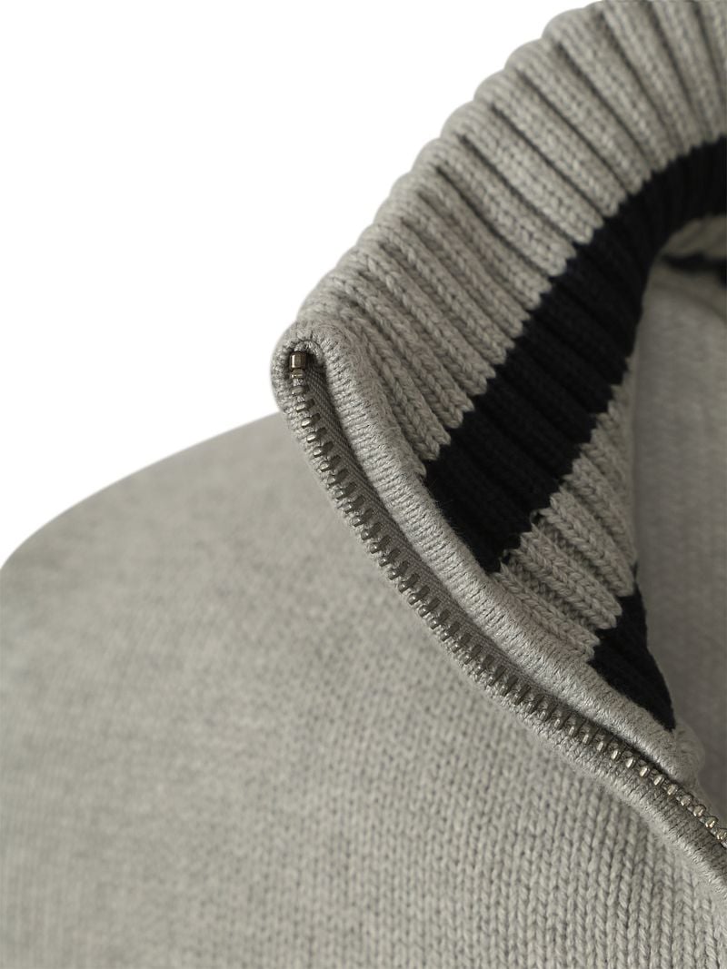 Superdry Half Zip Trui Heavy Grijs