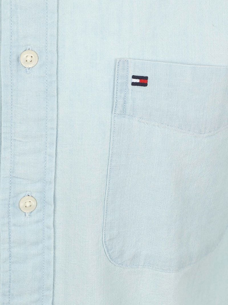 Tommy Hilfiger Chambray Hemd Hellblau - Größe L günstig online kaufen
